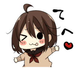 Dog system girl sticker sticker #2607114