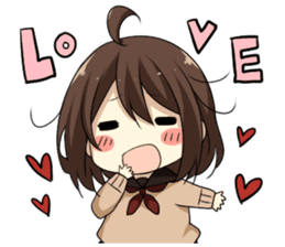 Dog system girl sticker sticker #2607115