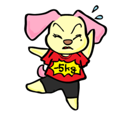 dog girl sticker #2608179