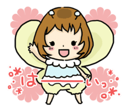 Princess of butterfly sticker #2608249