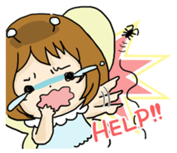 Princess of butterfly sticker #2608263