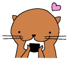 Otter of idol geek sticker #2609280