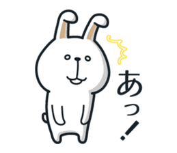 Pleasantly and lovelily rabbit sticker #2609449