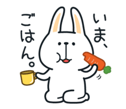 Pleasantly and lovelily rabbit sticker #2609464