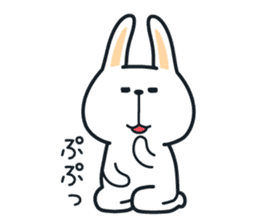 Pleasantly and lovelily rabbit sticker #2609466