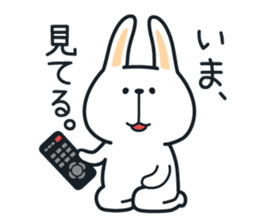Pleasantly and lovelily rabbit sticker #2609468