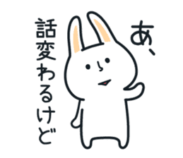 Pleasantly and lovelily rabbit sticker #2609478
