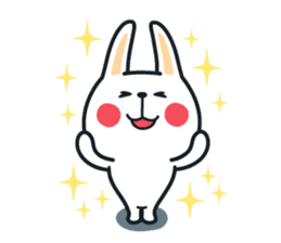 Pleasantly and lovelily rabbit sticker #2609482
