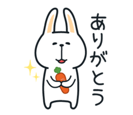 Pleasantly and lovelily rabbit sticker #2609486