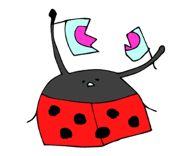 Ladybug and Insects. sticker #2609572