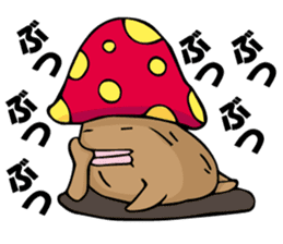 poisonous toadstool sticker #2610534