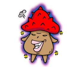 poisonous toadstool sticker #2610566