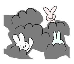 If you stray in the crowd (rabbit) sticker #2610944