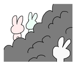 If you stray in the crowd (rabbit) sticker #2610945