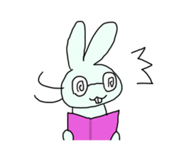 If you stray in the crowd (rabbit) sticker #2610947