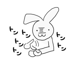 If you stray in the crowd (rabbit) sticker #2610965