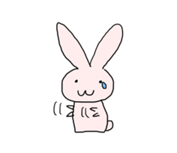 If you stray in the crowd (rabbit) sticker #2610968