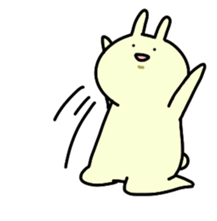 Day-to-day of rabbit and cat sticker #2611450