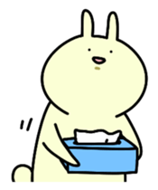 Day-to-day of rabbit and cat sticker #2611454