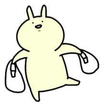 Day-to-day of rabbit and cat sticker #2611461