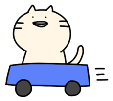 Day-to-day of rabbit and cat sticker #2611479