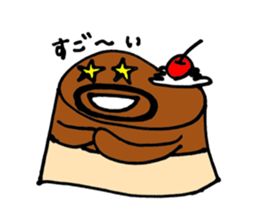 a pudding man sticker #2611729