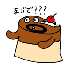 a pudding man sticker #2611733