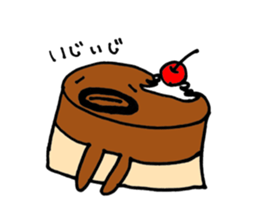 a pudding man sticker #2611734