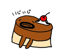 a pudding man sticker #2611734