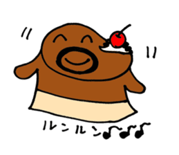 a pudding man sticker #2611740