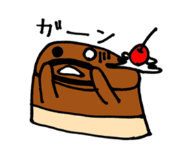 a pudding man sticker #2611745