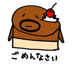 a pudding man sticker #2611750