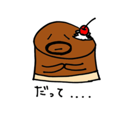 a pudding man sticker #2611752