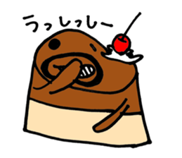 a pudding man sticker #2611766
