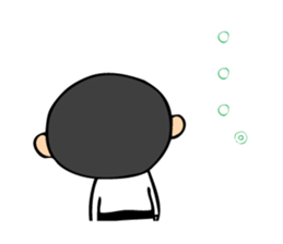 Boy of suit for judo practice sticker #2611882