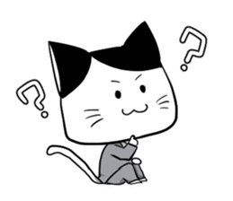 The cat which speaks an honorific sticker #2611919