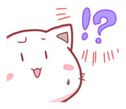 Cat and Bear schoolgirl sticker #2612456