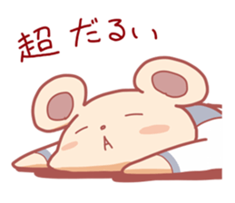 Cat and Bear schoolgirl sticker #2612474