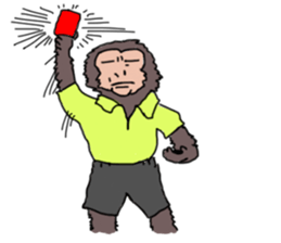 futsal of the apes. sticker #2612516