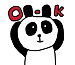 Cute panda Sticker sticker #2612809