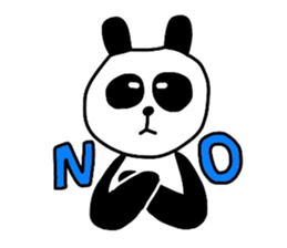 Cute panda Sticker sticker #2612810