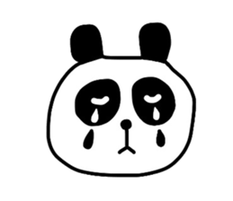 Cute panda Sticker sticker #2612828