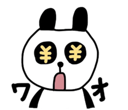 Cute panda Sticker sticker #2612830