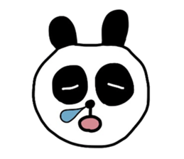 Cute panda Sticker sticker #2612837