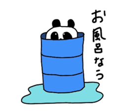 Cute panda Sticker sticker #2612838