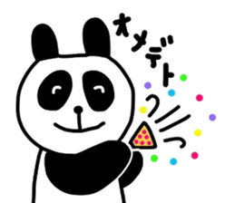 Cute panda Sticker sticker #2612839