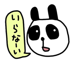 Cute panda Sticker sticker #2612846
