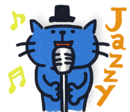 Jazzy Cat sticker #2613028