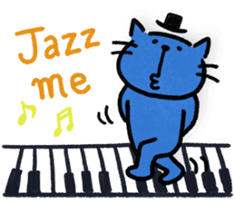 Jazzy Cat sticker #2613032