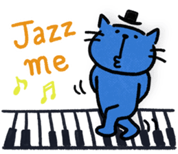 Jazzy Cat sticker #2613032